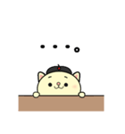 制服にゃんこの基本スタンプ（個別スタンプ：34）