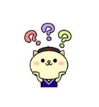 制服にゃんこの基本スタンプ（個別スタンプ：36）