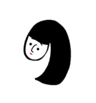 カラフルなかお（個別スタンプ：1）
