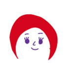 カラフルなかお（個別スタンプ：2）