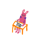 カラフルなかお（個別スタンプ：5）