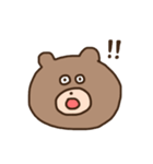 くまさんのスタンプ。（個別スタンプ：6）