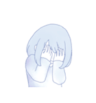 ゆううつしょうじょ（個別スタンプ：11）