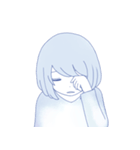 ゆううつしょうじょ（個別スタンプ：15）