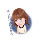 美キュートのさとみです（個別スタンプ：6）