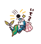 スイミンギョ～ヨコになりたいお魚さん～（個別スタンプ：2）