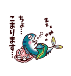 スイミンギョ～ヨコになりたいお魚さん～（個別スタンプ：12）