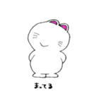 まるまるなうさぎ（個別スタンプ：3）