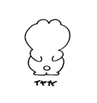 まるまるなうさぎ（個別スタンプ：5）