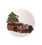 Scratch mask    stamp【No.4】（個別スタンプ：24）