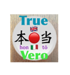 二字熟語の英語とイタリア語4（個別スタンプ：16）