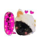 黒猫のビビのスタンプ③ちょっと出雲弁ver.（個別スタンプ：15）