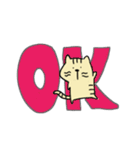 二刀流ネコ（個別スタンプ：1）