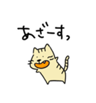 二刀流ネコ（個別スタンプ：6）