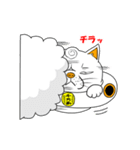 ネコUFO＆ブルUFO（個別スタンプ：3）