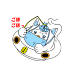 ネコUFO＆ブルUFO（個別スタンプ：18）