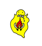年賀＆毎日つかえる黄色のモンスター（個別スタンプ：18）