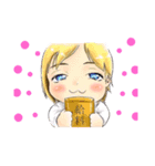 女の子キャら（個別スタンプ：3）