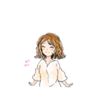 女の子キャら（個別スタンプ：16）