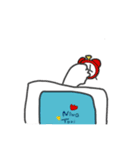 にわとり-さん（個別スタンプ：14）