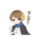 道化を演じる主人公スタンプ（個別スタンプ：2）