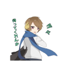道化を演じる主人公スタンプ（個別スタンプ：6）