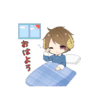 道化を演じる主人公スタンプ（個別スタンプ：16）
