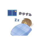 道化を演じる主人公スタンプ（個別スタンプ：17）