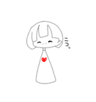もちたのシンプルスタンプ（個別スタンプ：9）