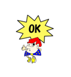 赤ヘルメット君スタンプ（個別スタンプ：2）