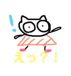 りいのすけスタンプ 晴れ、曇、雨、黒猫（個別スタンプ：25）