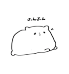 ゆるいくまちゃん（個別スタンプ：4）