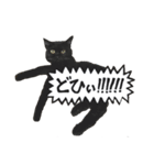 くろネコ（個別スタンプ：6）