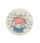 まるまる子とねこさん（個別スタンプ：2）