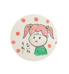 まるまる子とねこさん（個別スタンプ：3）