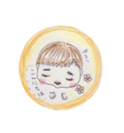 えにまるスタンプ☆ごあいさつ（個別スタンプ：7）