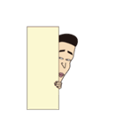 となりの藤原さん（個別スタンプ：9）