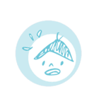 文系めがねちゃん その1（個別スタンプ：14）
