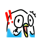 青いセキセイインコ（個別スタンプ：8）