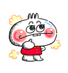 肉まん子ちゃんの壮絶な日々（個別スタンプ：4）