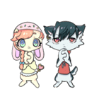 ふたまる＆ゆかもんのほほんスタンプ（個別スタンプ：34）