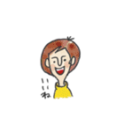 ハニコの手書きスタンプ（個別スタンプ：3）
