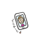 ハニコの手書きスタンプ（個別スタンプ：8）
