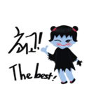 かわいいバンパイアの少女（個別スタンプ：4）