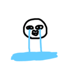 疲れた表情筋くん（個別スタンプ：14）