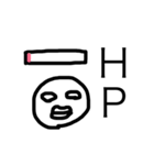 疲れた表情筋くん（個別スタンプ：22）