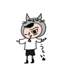 ひとみしりくん（個別スタンプ：4）