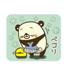 冬に使えるスタンプ【パンダのパンちゃん】（個別スタンプ：15）
