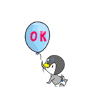 ざわざわ子ペンギンと仲間たち（個別スタンプ：4）