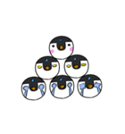 ざわざわ子ペンギンと仲間たち（個別スタンプ：18）